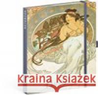 Notes Alfons Mucha - Hudba, linkovaný  8595689343873 Presco Group - książka