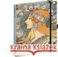 Notes Alfons Mucha - Zodiak, tečkovaný  8595689343903 Presco Group - książka