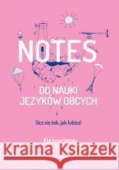 Notes do nauki języków obcych różowy Opracowanie zbiorowe 9788367576055 Preston Publishing - książka