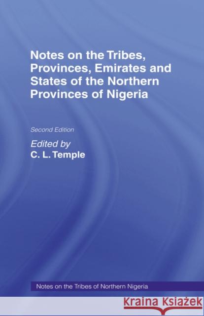 Notes of the Tribes, Emirates CB: Notes on the Tribes Temple, O. 9780714617282 Frank Cass Publishers - książka