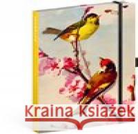 Notes Ptáčci - sakura Kateřiny Winterové, linkovaný  8595689357931 Presco Group - książka