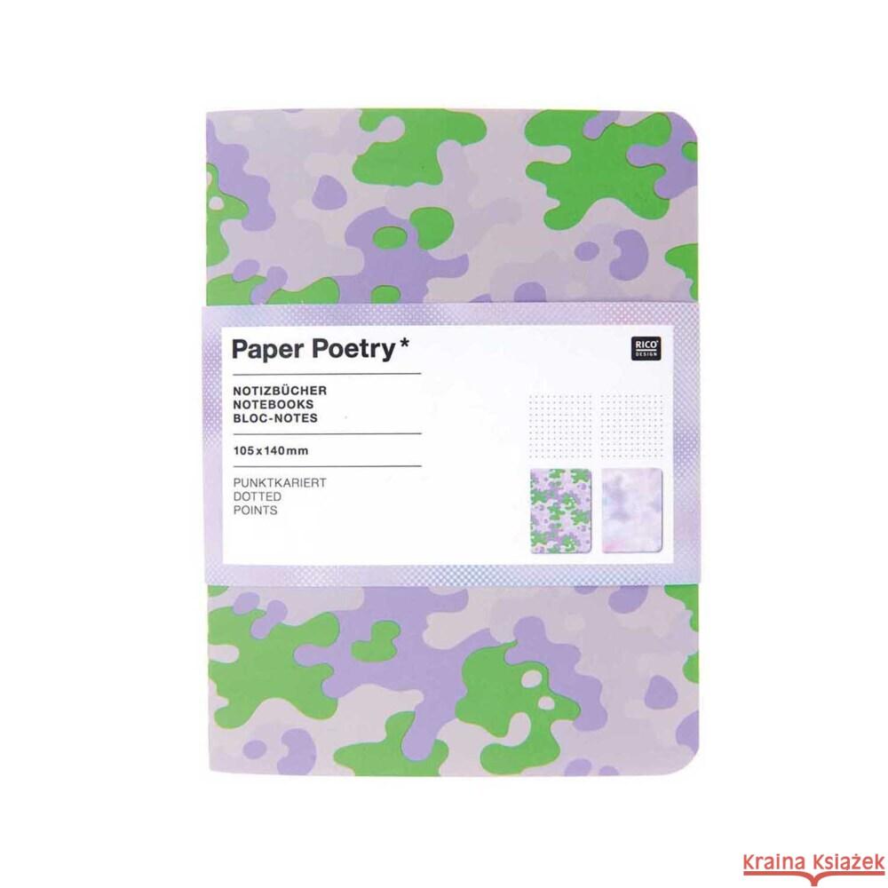 Notizbücher A6, camouflage/blurry, FSC MIX  4051271409210 RICO-Design tap - książka