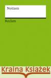 Notizen (grün)  9783150950081 Reclam, Ditzingen