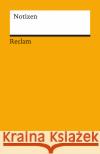 Notizen (orange)  9783150950067 Reclam, Ditzingen