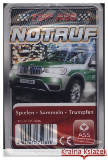 Notruf, Quartett (Kartenspiel)  4042677712264 ASS Spielkartenfabrik - książka