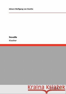 Novelle Johann Wolfgang Von Goethe 9783640180394 Grin Publishing - książka
