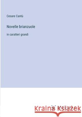 Novelle brianzuole: in caratteri grandi Cesare Cant? 9783387075687 Megali Verlag - książka