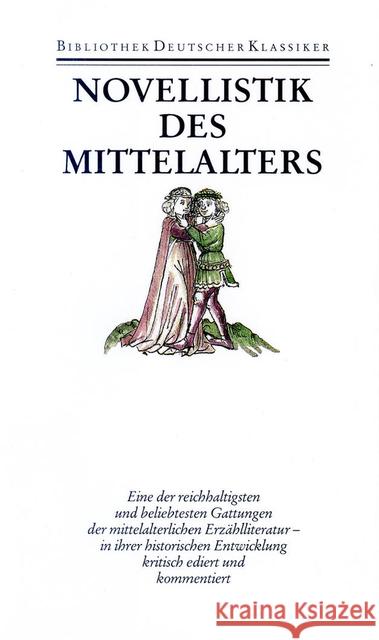 Novellistik des Mittelalters : Märendichtung Grubmüller, Klaus   9783618662303 Deutscher Klassiker Verlag - książka