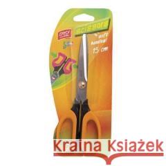 Nożyczki szkolne 15 cm pomarańczowe EASY  5901180358941 Spokey - książka