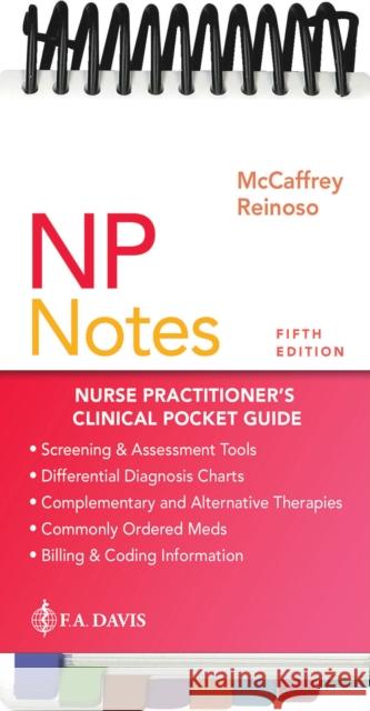 NP Notes: Nurse Practitioner's Clinical Pocket Guide Ruth McCaffrey Humberto Reinoso 9781719650991 F. A. Davis Company - książka