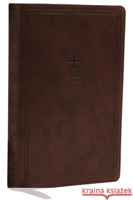 Nrsv, Catholic Bible, Gift Edition, Leathersoft, Brown, Comfort Print: Holy Bible  9780785230397 Zondervan - książka