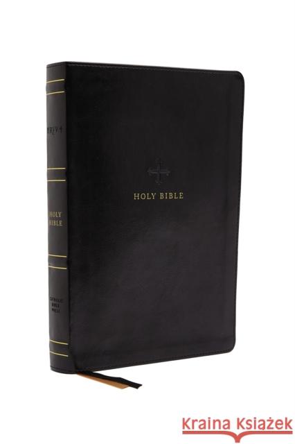 Nrsv, Catholic Bible, Standard Large Print, Leathersoft, Black, Comfort Print: Holy Bible  9780785230434 Catholic Bible Press - książka