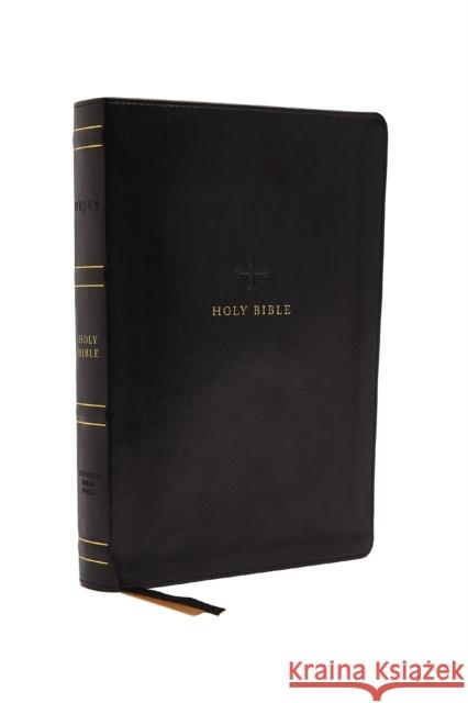 Nrsv, Catholic Bible, Thinline Edition, Leathersoft, Black, Comfort Print: Holy Bible Catholic Bible Press 9780785234005 Catholic Bible Press - książka