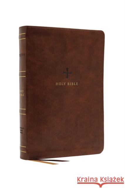 NRSV, Catholic Bible, Thinline Edition, Leathersoft, Brown, Comfort Print: Holy Bible Catholic Bible Press 9780785233992 Catholic Bible Press - książka