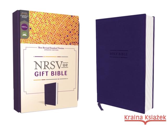 NRSVue, Gift Bible, Leathersoft, Blue, Comfort Print Zondervan 9780310461548 Zondervan - książka