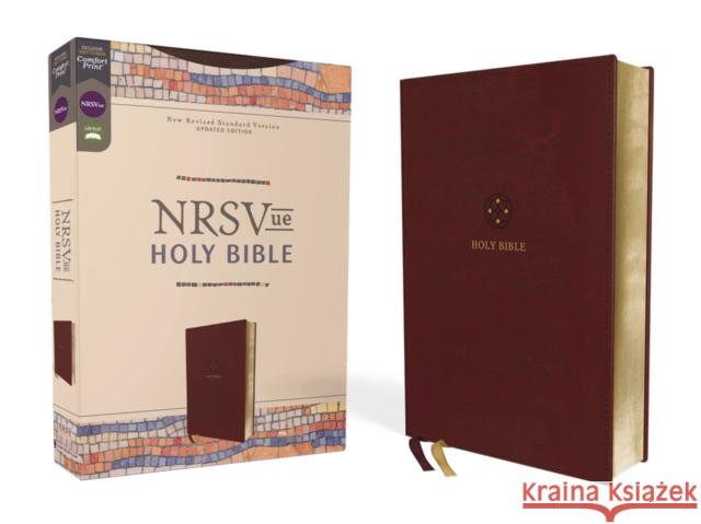 NRSVue, Holy Bible, Leathersoft, Burgundy, Comfort Print Zondervan 9780310461449 Zondervan - książka