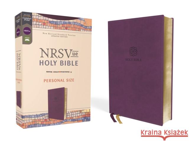 NRSVue, Holy Bible, Personal Size, Leathersoft, Purple, Comfort Print Zondervan 9780310461487 Zondervan - książka