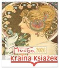 Nástěnný kalendář Alfons Mucha 2026  8595689352028 Presco Group - książka