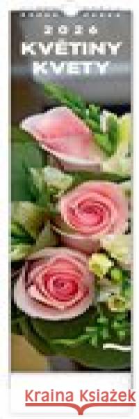 Nástěnný kalendář Květiny - Kvety 2026  8595689357559 Presco Group - książka