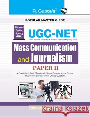 Nta-Ugc-Net: Mass Communication and Journalism (Paper II) Exam Guide Rph Editorial Board 9789387604803 Ramesh Publishing House - książka