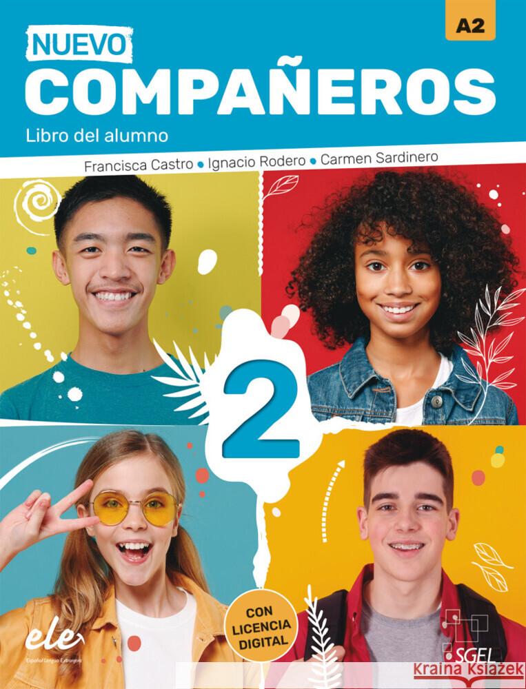 Nuevo Compañeros 2 , m. 1 Buch, m. 1 Beilage Castro, Francisca, Rodero, Ignacio, Sardinero, Carmen 9783196245028 Hueber - książka