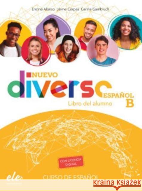 Nuevo Diverso Espanol B - Libro del alumno. Book + licencia digital. B/B1/B2 Jaime Corpas 9788417730314 SGEL - Educacion - książka