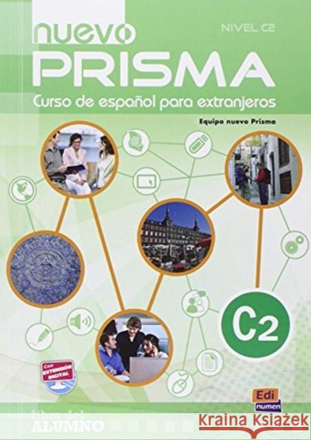 Nuevo Prisma C2: Student Book: Includes Student Book + eBook + CD + acess to online content Elena Suarez 9788498482584  - książka