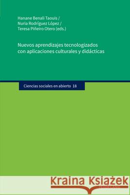 Nuevos aprendizajes tecnologizados con aplicaciones culturales y didácticas  9783631916049 Peter Lang - książka