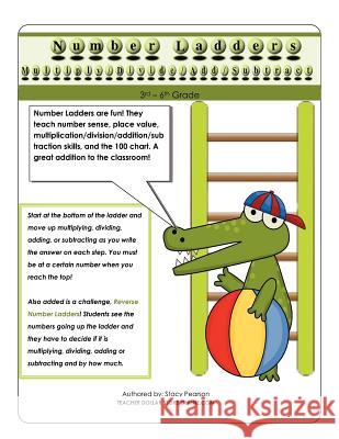 Number Ladders (add/subtract/multiply/divide) Pearson, Stacy 9781466371491 Createspace - książka