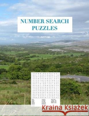 Number Search Puzzles O'Connell, Michael 9798709355231 Independently Published - książka