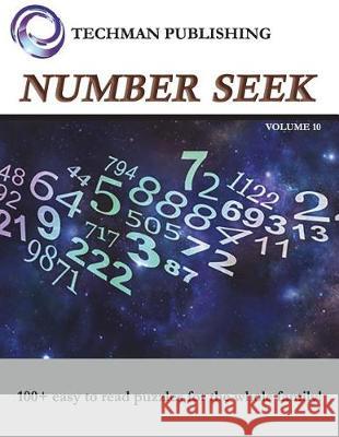 Number Seek Volume 10 Techman Publishing 9781983231391 Independently Published - książka