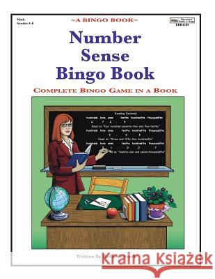 Number Sense Bingo Book: Complete Bingo Game In A Book Stark, Rebecca 9780873864589 January Productions, Incorporated - książka