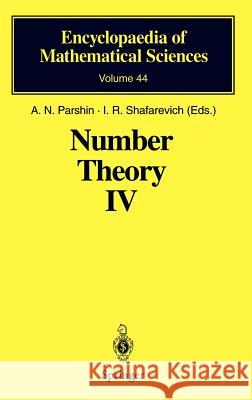 Number Theory IV: Transcendental Numbers Parshin, A. N. 9783540614678 Springer - książka