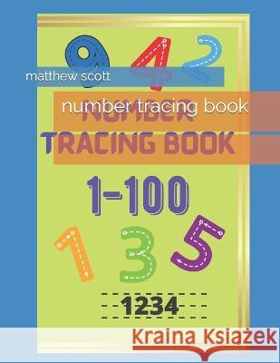 number tracing book Matthew Scott 9798848338942 Independently Published - książka