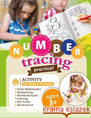 Number Tracing Practice!: Activity for Study & Teaching. Avepublish Child' 9781081003609 Independently Published - książka