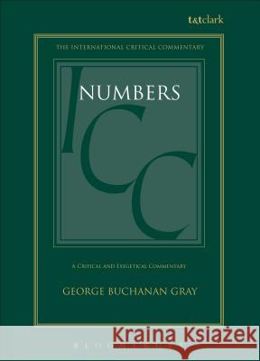 Numbers George Buchanan Gray 9780567050021 T. & T. Clark Publishers - książka