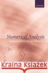 Numerical Analysis: A Mathematical Introduction Schatzman, Michelle 9780198502791 Oxford University Press