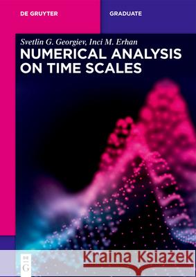 Numerical Analysis on Time Scales Svetlin G. Georgiev Inci M. Erhan 9783110787252 de Gruyter - książka