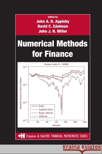 Numerical Methods for Finance John Miller David Edelman John Appleby 9780367388591 CRC Press - książka