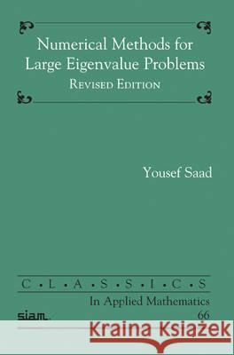 Numerical Methods for Large Eigenvalue Problems  9781611970722  - książka