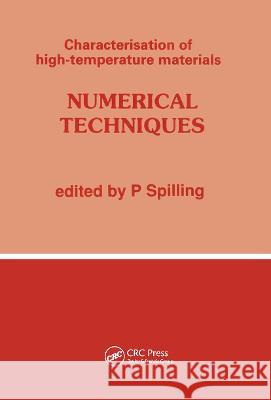 Numerical Techniques Spilling, P. 9780901462688 Maney Publishing - książka