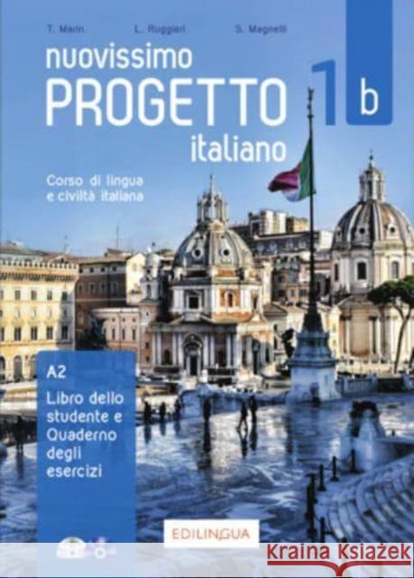 Nuovissimo Progetto italiano 1b + IDEE online code: Libro dello studente + Quaderno degli esercizi Ruggieri, Lorenza 9788899358488 Edizioni Edilingua srlu - książka