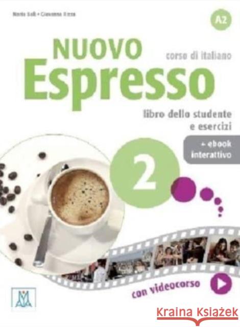 Nuovo Espresso 2: Libro studente + ebook interattivo 2 Giovanna Rizzo 9788861826809 Alma Edizioni - książka