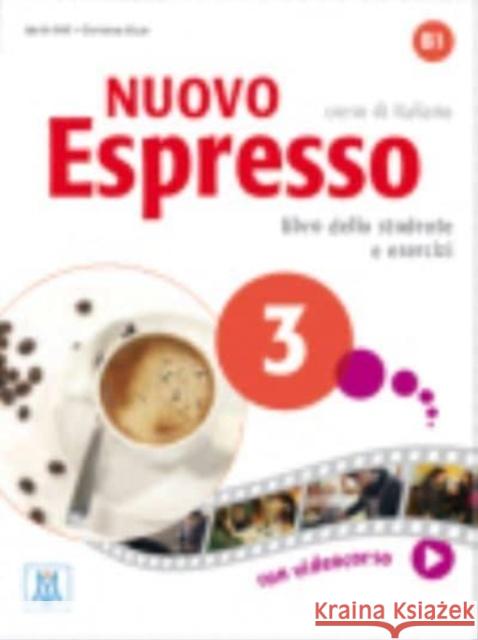 Nuovo Espresso: Libro studente + audio e video online 3  9788861823396 Agapea Factory S.A - książka