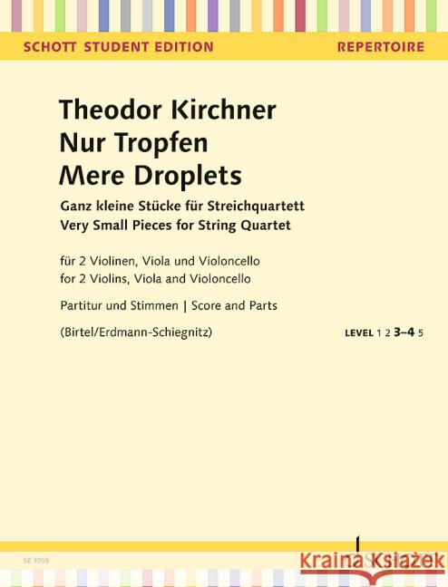 Nur Tropfen  9783795728847 Schott Music, Mainz - książka