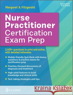Nurse Practitioner Certification Exam Prep Margaret A. Fitzgerald 9781719649827 F. A. Davis Company - książka