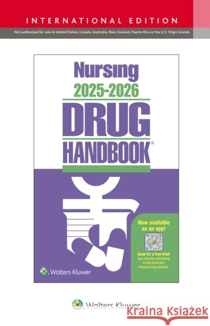 Nursing2025-2026 Drug Handbook Lippincott  Williams & Wilkins 9781975217129 Wolters Kluwer Health - książka