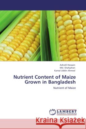 Nutrient Content of Maize Grown in Bangladesh Hossain, Ashrafi, Shahjahan, Md., Ahmed, Kamal Uddin 9783845416335 LAP Lambert Academic Publishing - książka