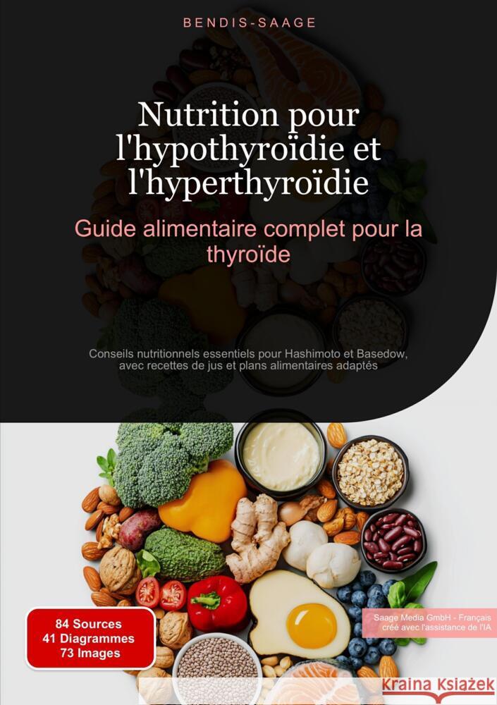 Nutrition pour l'hypothyroïdie et l'hyperthyroïdie : Guide alimentaire complet pour la thyroïde Saage - Français, Bendis A. I. 9783384526724 Saage Books - książka
