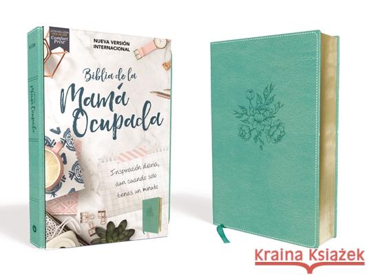 NVI Biblia de la Mamá Ocupada, Leathersoft, Turquesa, Edición Letra Roja: Inspiración Diaria Aun Cuando Solo Tienes Un Minuto Vida 9780829770575 Vida Publishers - książka